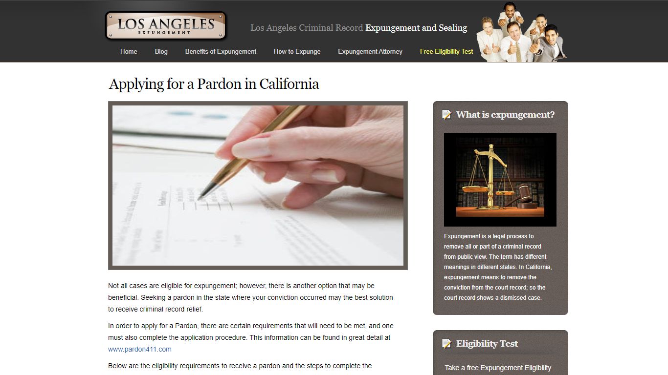 Applying for a pardon in Caifornia | Los Angeles Expungement